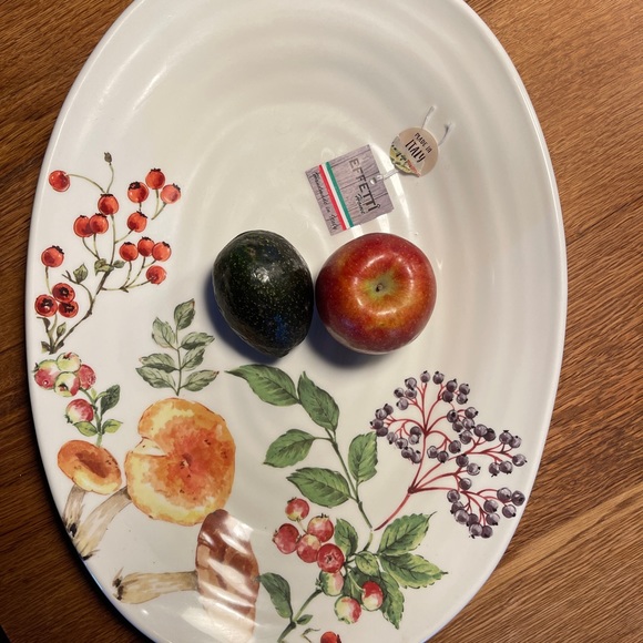 Effetti Home Made in Italy Large Oval Platter, 17 3/4”x12 3/4” - Picture 5 of 5